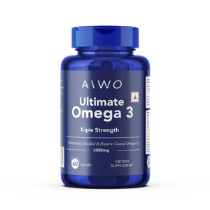 Aiwo Ultimate Omega 3 Triple Strength 460mg EPA & 380mg DHA 1000mg
