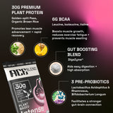 Ace Blend Intense 30G Plant Protein, No Added Sugar - Pink Guava/Chocolate Hazelnut  (5 Servings)