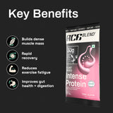 Ace Blend Intense 30G Plant Protein, No Added Sugar - Pink Guava/Chocolate Hazelnut  (5 Servings)