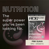 Ace Blend Intense 30G Plant Protein, No Added Sugar - Pink Guava/Chocolate Hazelnut  (5 Servings)