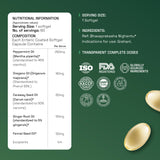 Ace Blend IBS Gastro Pro, (60 Softgels) - With 5 Ayurvedic Gut-Healing Oils, Relieves Bloating & Gas