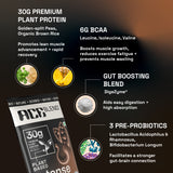 Ace Blend Intense 30G Plant Protein, No Added Sugar - Pink Guava/Chocolate Hazelnut  (5 Servings)