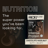 Ace Blend Intense 30G Plant Protein, No Added Sugar - Pink Guava/Chocolate Hazelnut  (5 Servings)