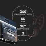 Ace Blend Intense 30G Plant Protein, No Added Sugar - Pink Guava/Chocolate Hazelnut  (5 Servings)