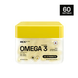 Ace Blend Outshine Omega 3 Fish Oil, (60 Softgels) -1650 Mg with 743 EPA & 528 DHA, No Fishy Burps