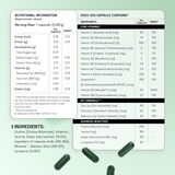 Ace Blend Methylated Multivitamin for Men, (60 Capsules) - Supports Immunity, Focus & Heart Health