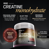 Ace Blend Rise Creatine Monohydrate, (100 servings) - Ultra-Fine & Fast Absorbing, Recovery Support