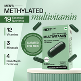Ace Blend Methylated Multivitamin for Men, (60 Capsules) - Supports Immunity, Focus & Heart Health