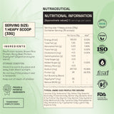 Ace Blend Unflavoured Plant Protein Triple Complex, 500 g - 26G Protein per Serving, Gut Friendly