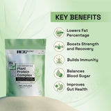 Ace Blend Unflavoured Plant Protein Triple Complex, 500 g - 26G Protein per Serving, Gut Friendly