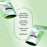 Ace Blend Unflavoured Plant Protein Triple Complex, 500 g - 26G Protein per Serving, Gut Friendly