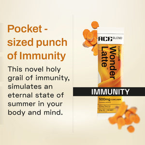 Ace Blend Curcumin Wonder Latte (5 Serves)- High Immunity, Anti inflammation, Cinnamon Flavour