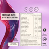 Ace Blend Hydro Hype, Natural Beetroot Extract with Vitamins & Minerals - Java Plum / Spicy Guava / Lemon Raspberry flavours (5 Sachets)